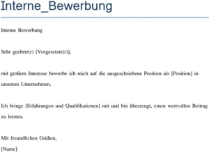 word-vorlage-fuer-interne-bewerbung-unternehmensintern