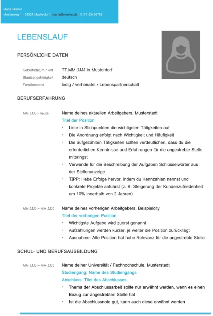 word-vorlage-fuer-lebenslauf-und-bewerbung