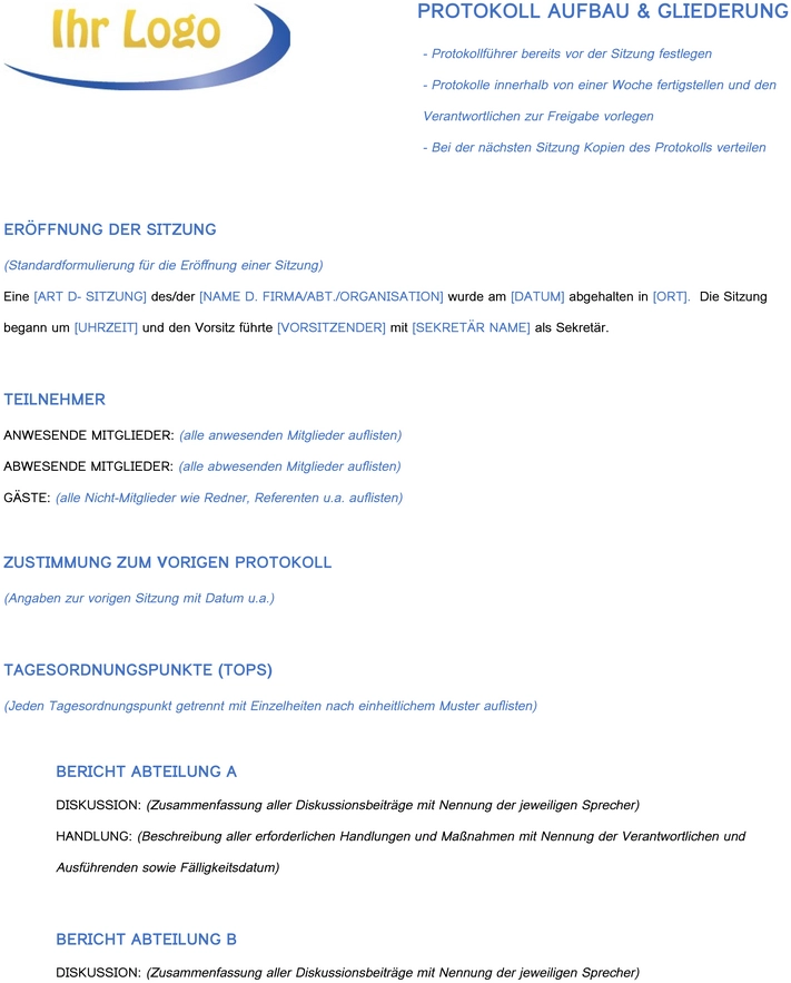 word-vorlage-fuer-protokolle-und-berichte