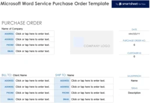word-vorlage-fuer-service-kaufauftrag-mit-klarer-struktur