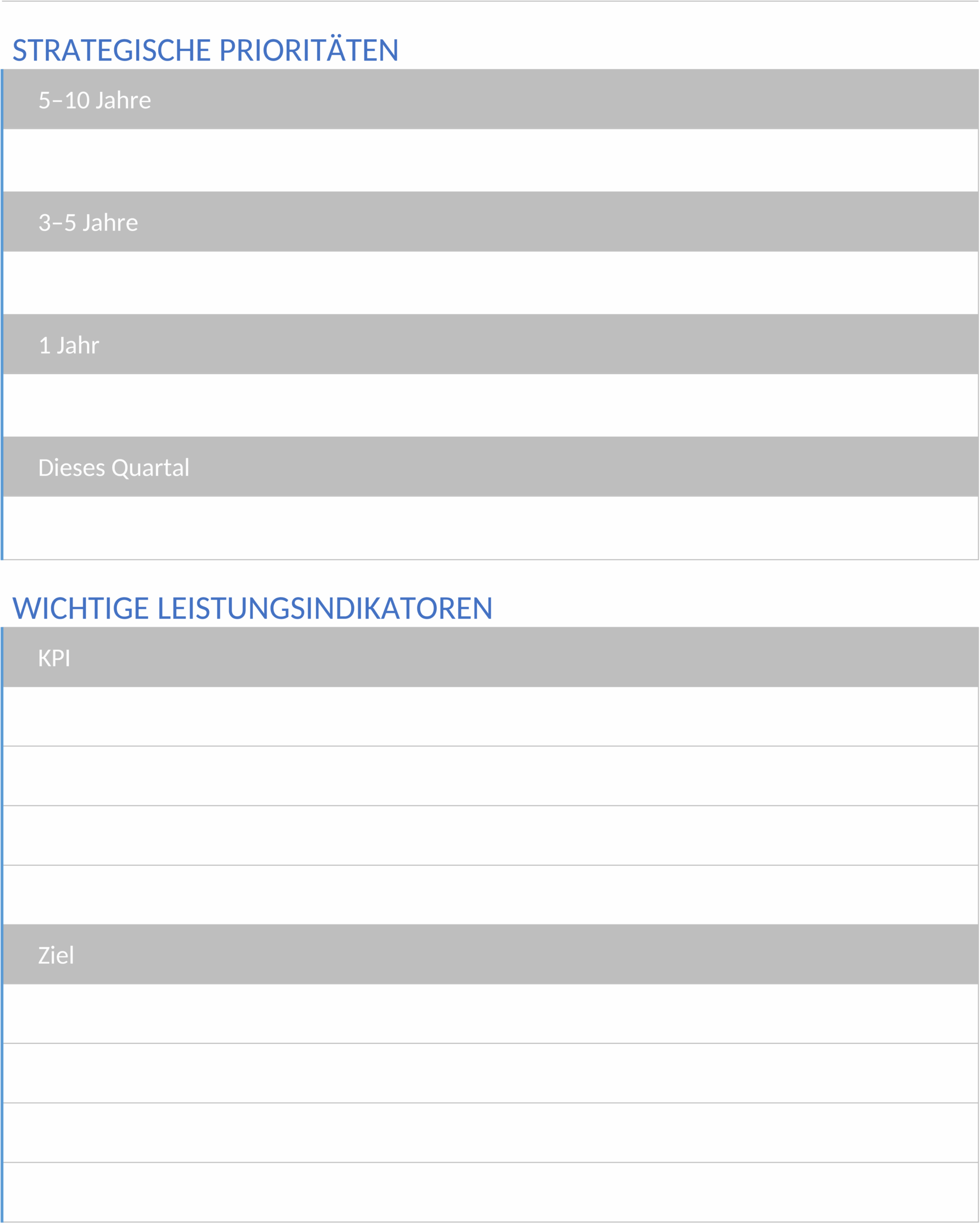 Word-Vorlage für Strategische Visionen