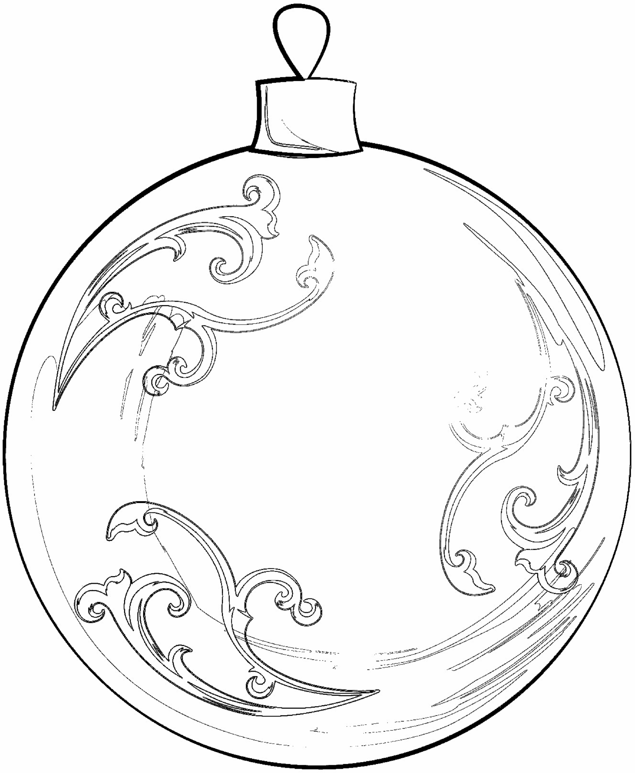 Word-Vorlage für Weihnachtskugeln
