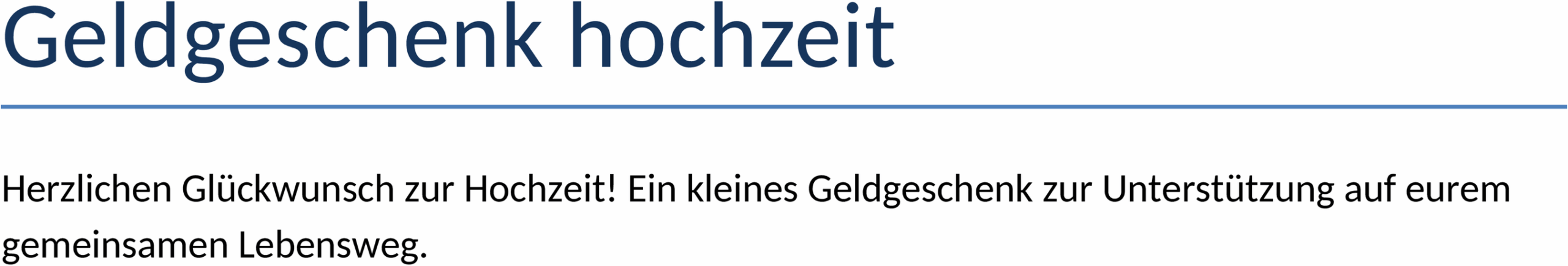 Word-Vorlage Geldgeschenk Hochzeit