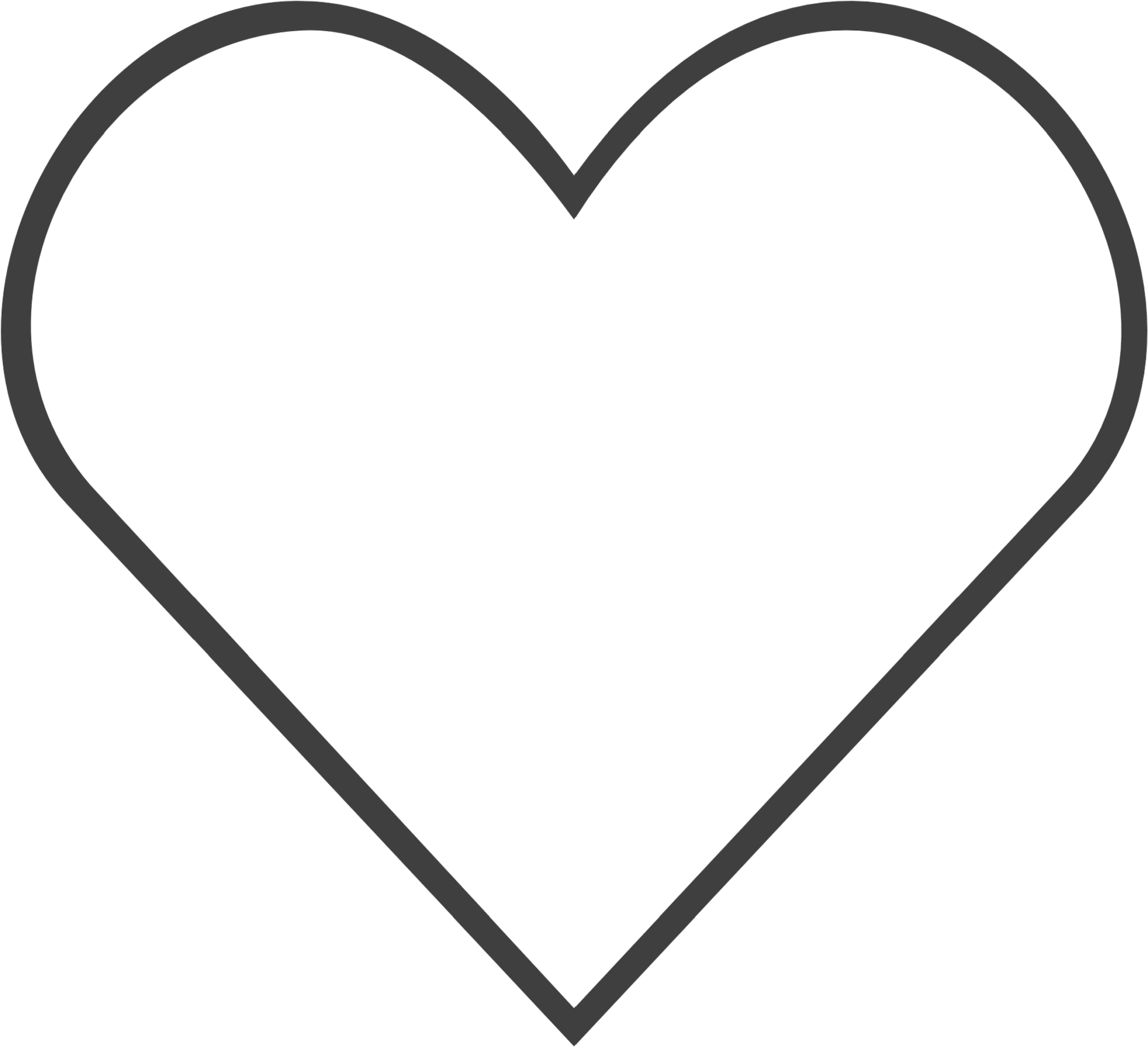 Word-Vorlage Herz für Bastelprojekte