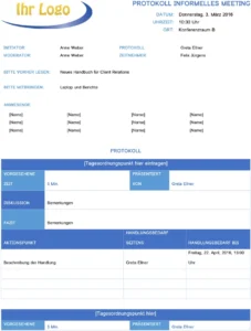 word-vorlage-informelles-meeting-protokoll