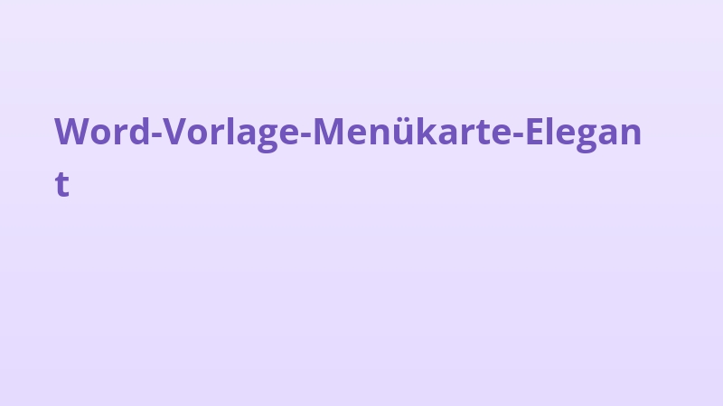 Word-Vorlage-Menükarte-Elegant