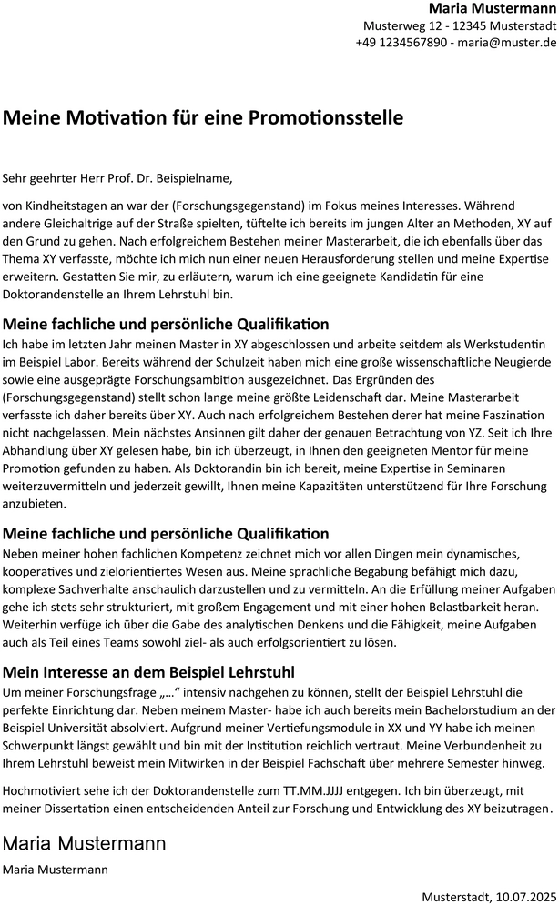 word-vorlage-motivationsschreiben-promotion