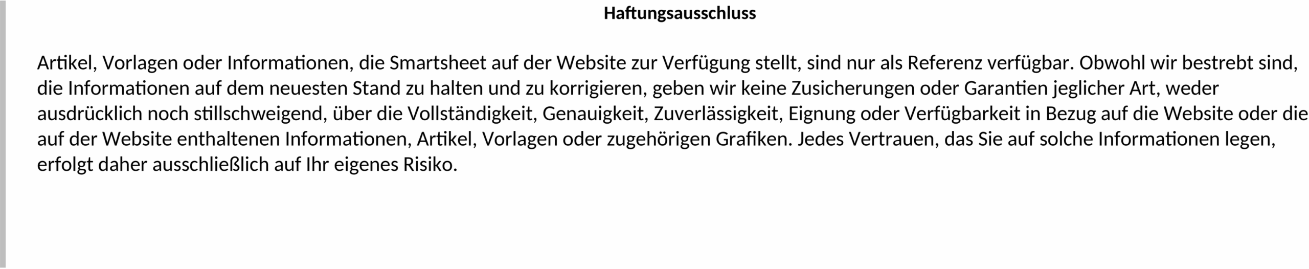 Word Vorlage: Persönliche Zeitleiste für Business