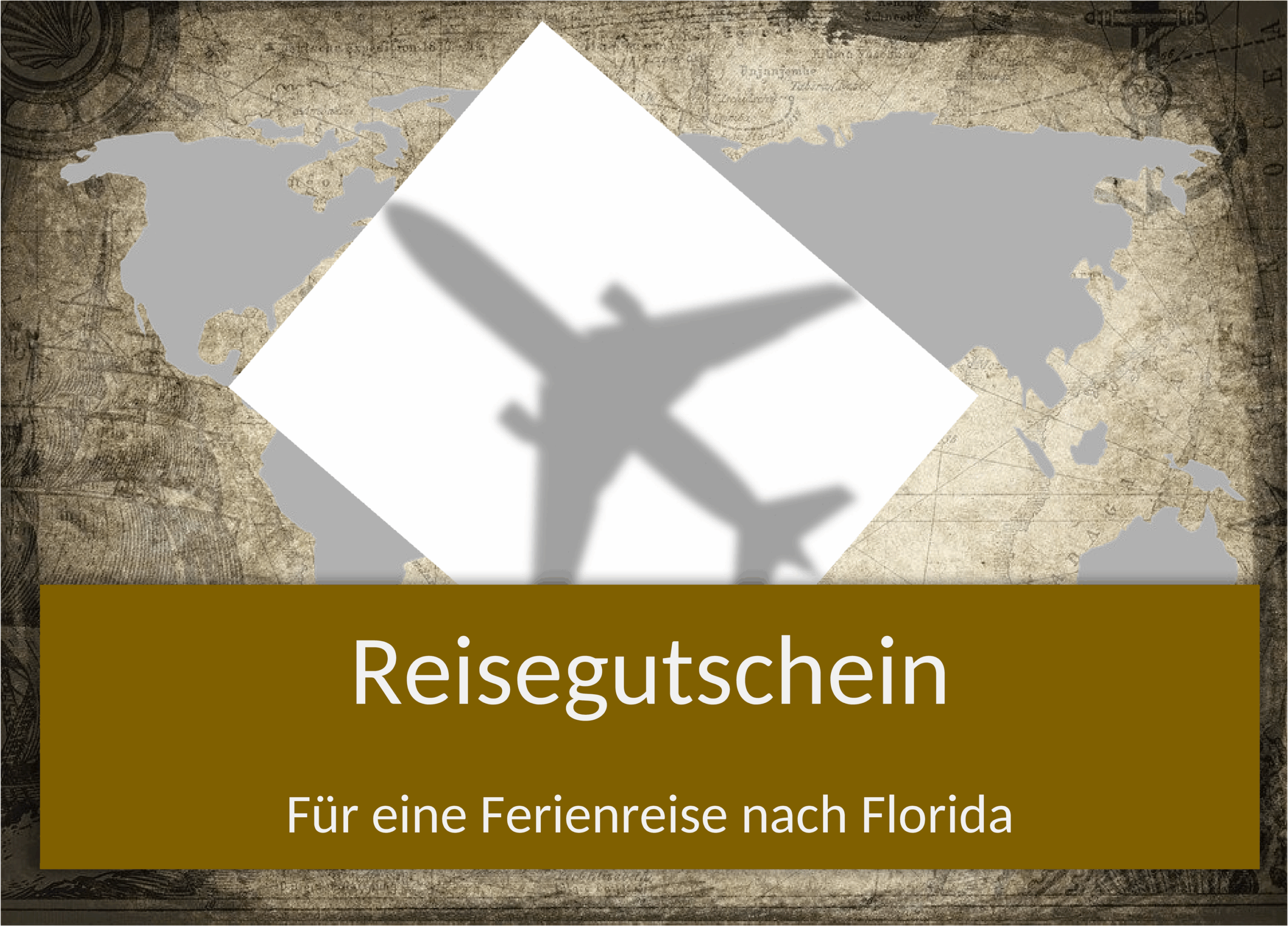 Word-Vorlage Reisegutschein