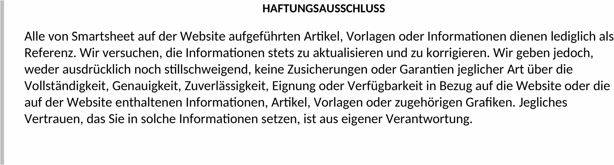 Word-Vorlage für Risikoverfolgung