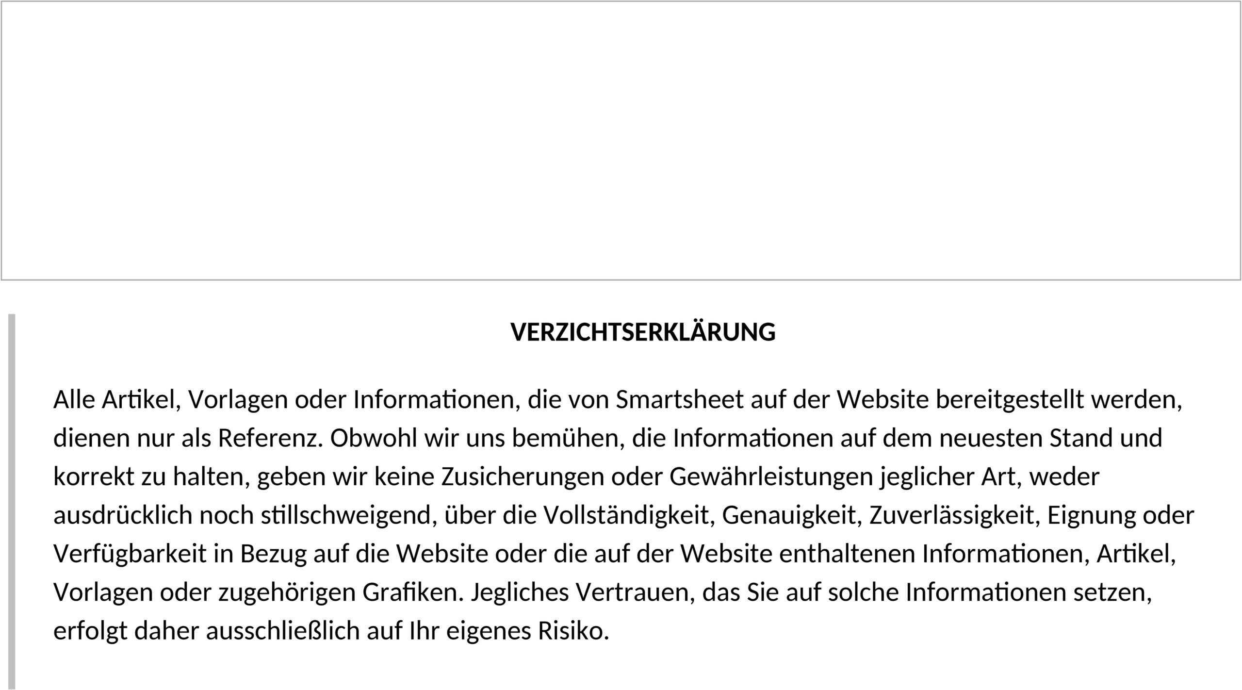 Word Vorlage: Simple Creative Brief
