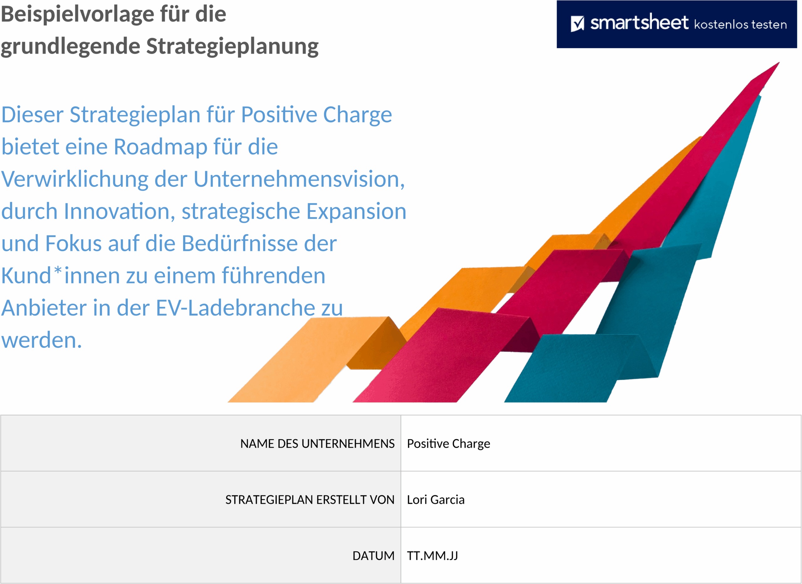 Word-Vorlage Strategischer Plan