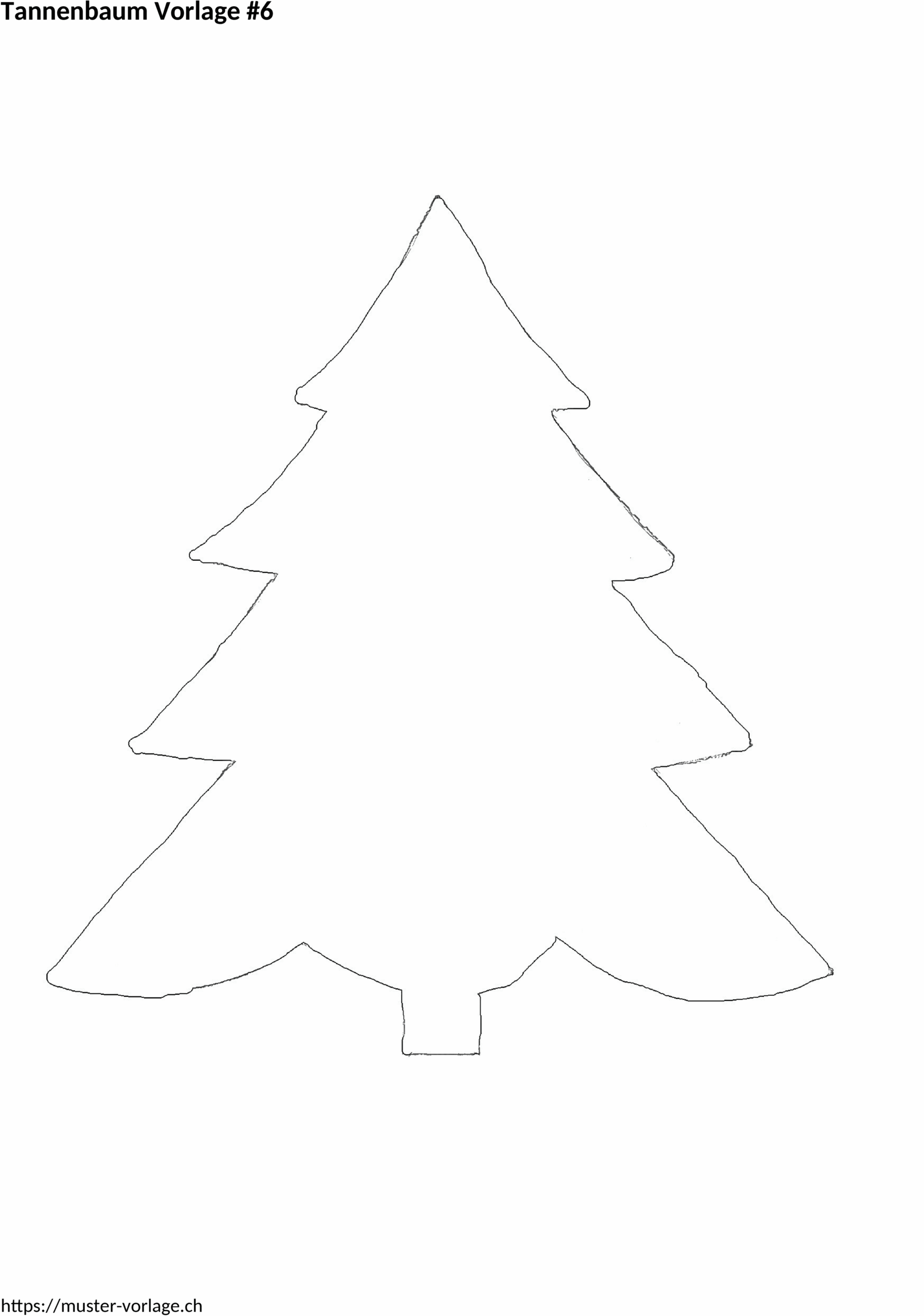 Word Vorlage Tannenbaum