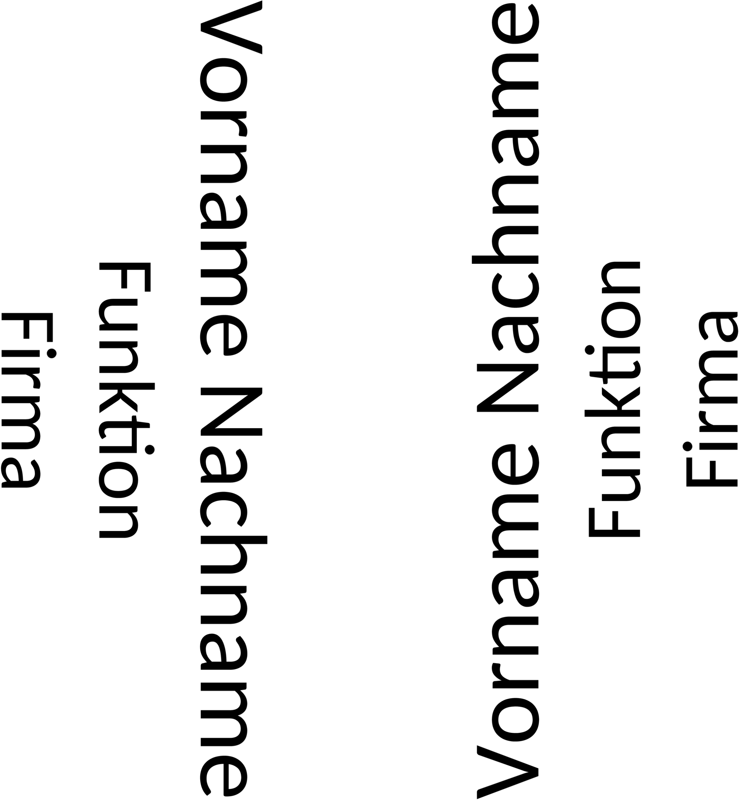 Word-Vorlage Tischnamenschilder