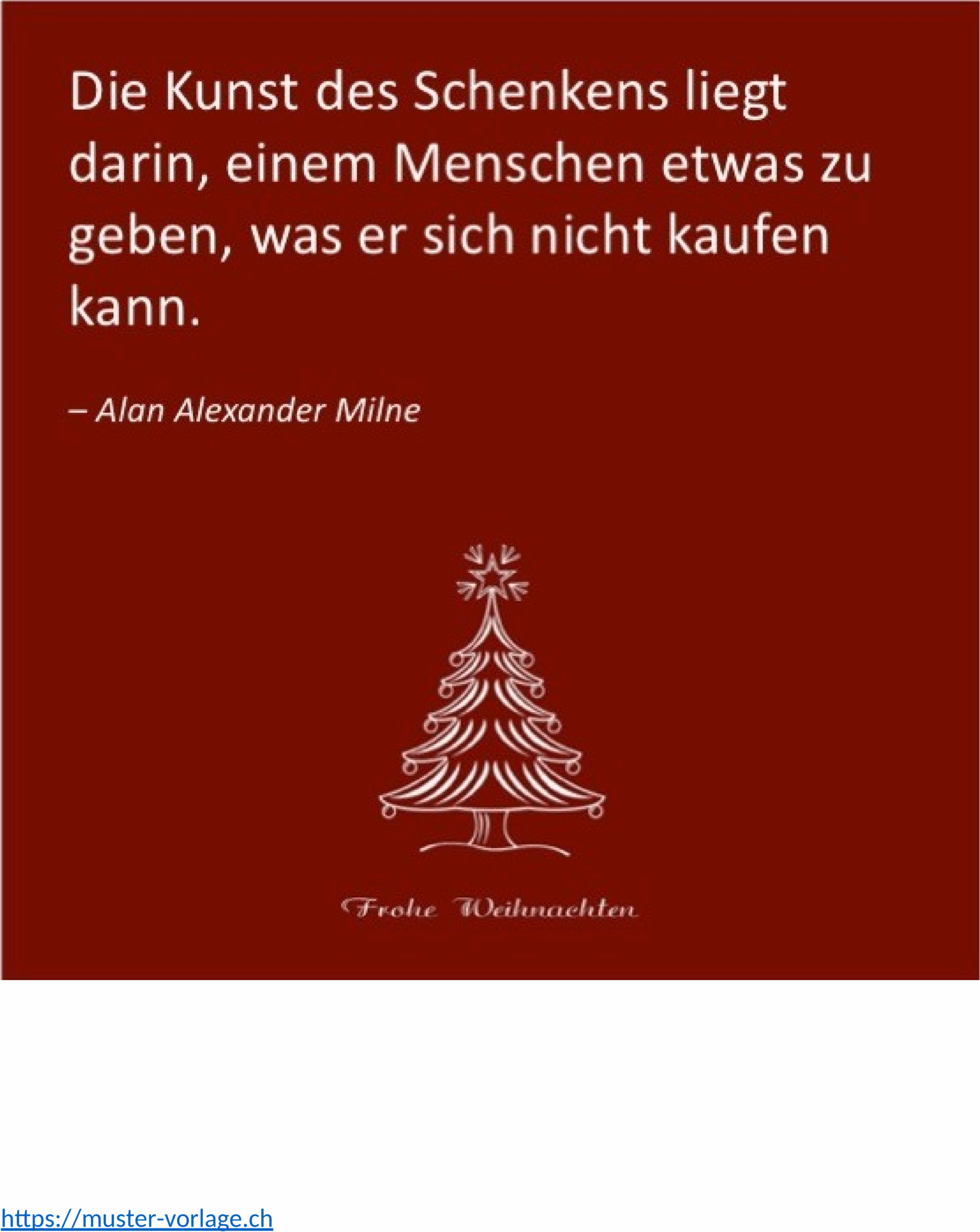 Word-Vorlage Weihnachtskarte