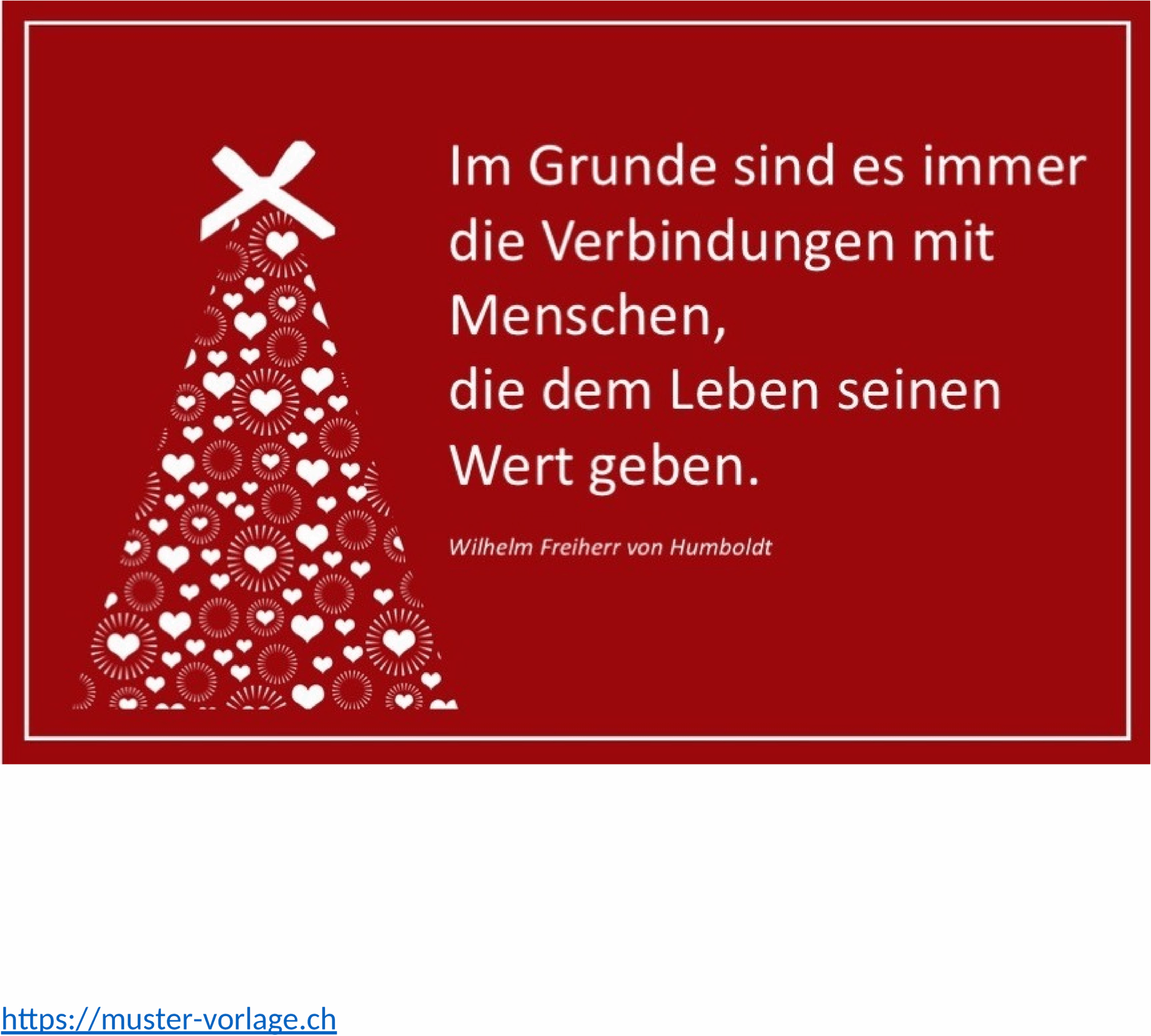 Word-Vorlage für Weihnachtskarten