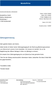 zahlungserinnerung-vorlage-fuer-bueroorganisation-finanzen