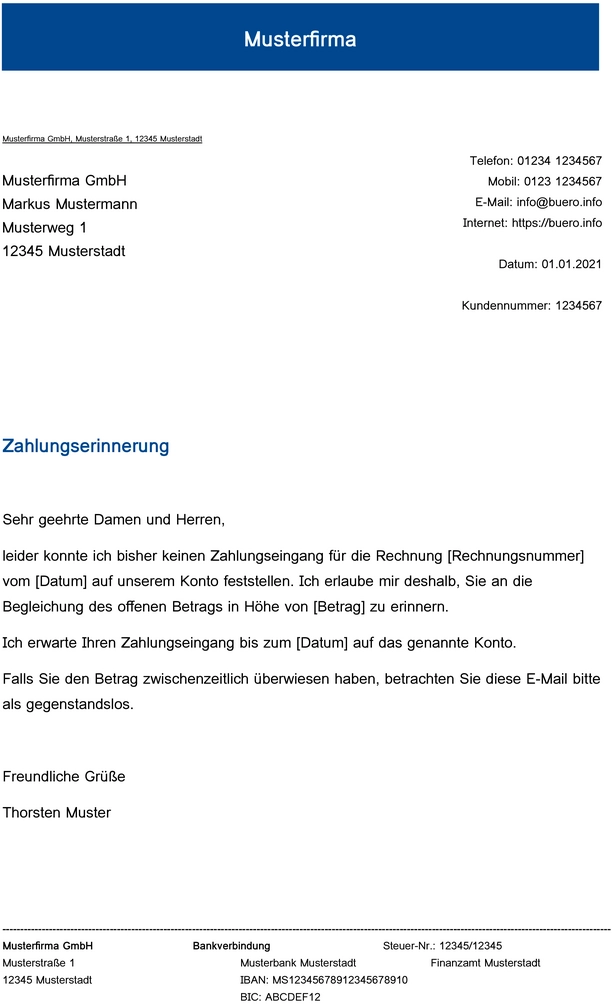 zahlungserinnerung-vorlage-fuer-bueroorganisation-finanzen