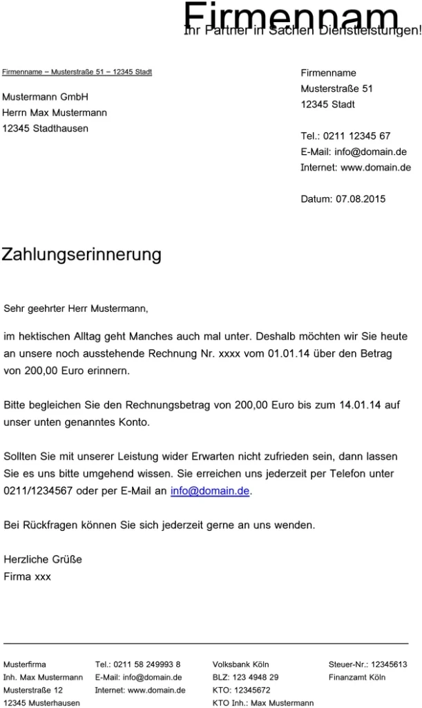 zahlungserinnerung-vorlage-fuer-professionelle-nutzung