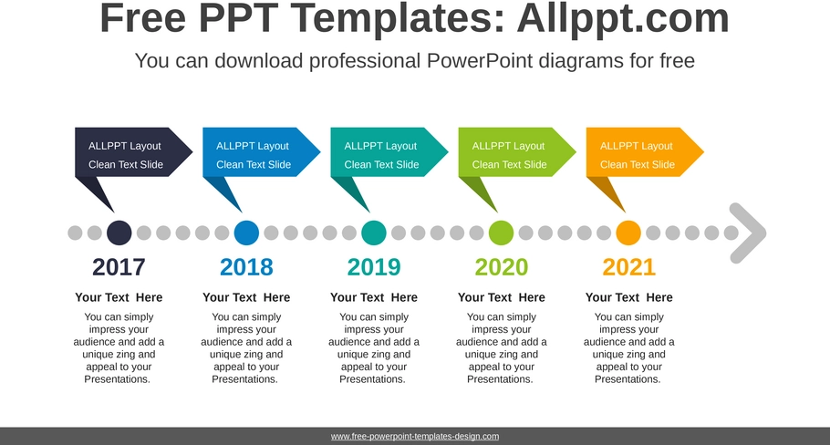 zeitstrahl-diagramm-powerpoint-vorlage