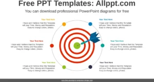 ziel-diagramm-powerpoint-vorlage-fuer-praesentationen