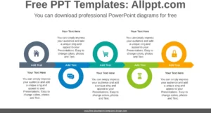 zigzag-donut-flow-powerpoint-vorlage