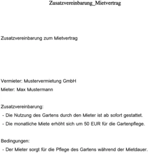 zusatzvereinbarung-zum-mietvertrag-gartenutzung