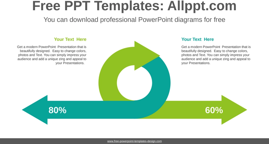 zwei-geschwungene-pfeile-powerpoint-vorlage