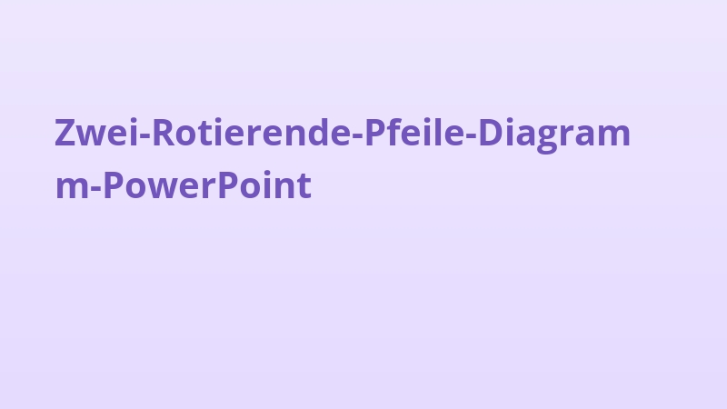Zwei-Rotierende-Pfeile-Diagramm-PowerPoint